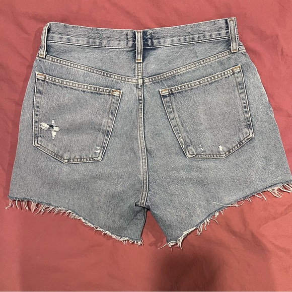 Agolde Riley High Rise Jean Shorts - Picture 2 of 4